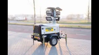 Uitleg instructie. Krachtige mobiele lichtmastaggregaat met automatische telescoopmast | 6x320W LED