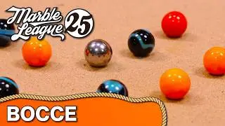 Marble Bocce (P&eacute;tanque) 🔵●🟠 Marble League 2025 E8