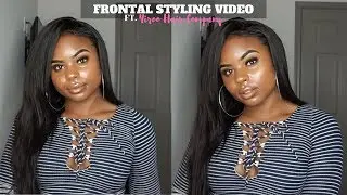 HOW I STYLE AND MAKE MY LACE FRONTAL WIG LOOK NATURAL | YIROO HAIR REVIEW (PART 2)