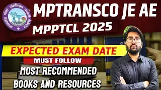 MPTRANSCO JE AE 2025 | MOST RECOMMENDED BOOKS & resources for selection #mptransco MPPTCL EXAM DATE