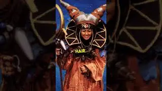 Rita Repulsa battles the Power Rangers but never hat hair