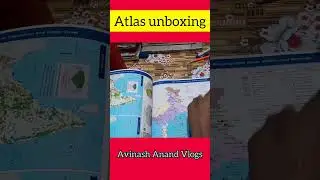 Atlas map book Unboxing 📚 best book for mapping 🗺 | #atlas #oxford #map #unboxing #shorts #study