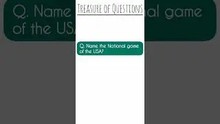 Name the National game of the USA #shorts #usa #nationalgame #englishgk #gkinenglish #sportsgk