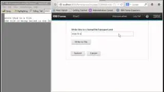 Forms Experience Builder writing data to a file