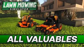 Lawn Mowing Simulator - All 16 Valuables Locations (All Collectibles Guide)