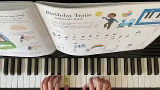 &ldquo; Birthday Train&rdquo; My First Piano Adventure Lesson Book A