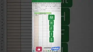 Automatic Fill Date in spreadsheet #excel #spreadsheetmagic #microsoftoffice #exceltips