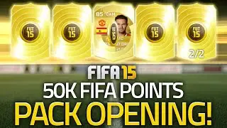 FIFA 15 - HUGE PACK OPENING! 50K FIFA POINTS HIGHLIGHTS! FIFA 15 ULTIMATE TEAM!