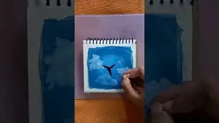 easy drawing of aeroplane ✈ #shorts #art #sky #beauty