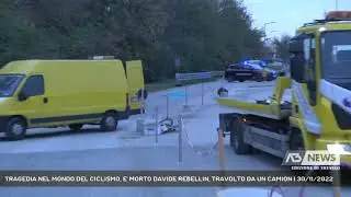 TRAGEDIA NEL MONDO DEL CICLISMO, E' MORTO DAVIDE REBELLIN, TRAVOLTO DA UN CAMION | 30/11/2022