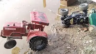 new toys video remote control truck repair and cement dumper truck bulldozer khilauna video 🚩🇮🇳