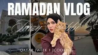 Ramadan Week 1 Vlog | My First Ramadan in Qatar 🇶🇦 | Airport Pickup, Cooking & Ibaadah | Imzy Chebbi