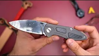 Нож Тукан сталь ZDI-1016 рукоять вставки торцевой карбон/титан серый (Чебурков А.И.)