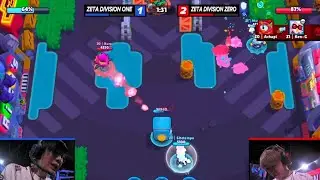 Brawl Stars Best Match In History | Zeta Division One VS Zeta Division Zero