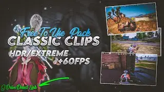 Free To Use HDR + Extreme 60 Fps Pubg Classic Clips 🔥 Free to Use Bgmi Clips || zx764