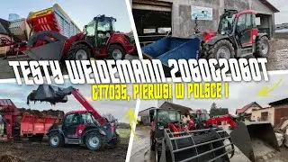 Weidemann pierwsze w Polsce  2060 & 2060t oraz t7035 Jacek Dębski & Raitech TESTY 2024 GR Saganowscy