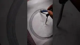 #kgf  yash portrait using compass #shorts #shortsvideo