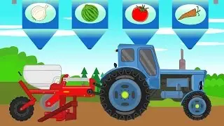 Tractor Vehicles for Kids | Animation - Watermelon Harvest | Bajka Traktor i Arbuzy. historia