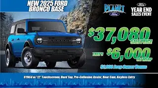 New 2025 Ford Bronco | Only $37,080! | $2,000 Jeep Owner Bonus | Ford Dealer in Dallas