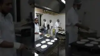Oman Catering making chapati/ machine chapati