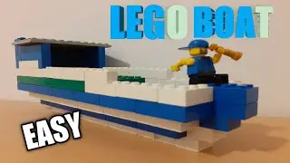 How to build LEGO BOAT using classic bricks- easy