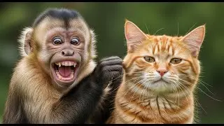 Funny Cat and Monkey Videos That Will Make You Laugh: Ultimate Compilation!