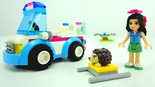 Собираем из Лего скорую помощь для ёжика