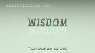 wisdom - pronunciation + Examples in sentences and phrases
