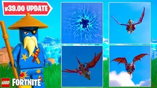 Драконий тизер! Обновление v39.00 в LEGO Fortnite