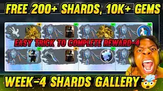 EASY TRICK TO GET REWARDS IN REWARDS-4 CHAPTER || WEEK-4 SHARDS GALLERY🤯 || HOW TO GET DIY PLAYERS