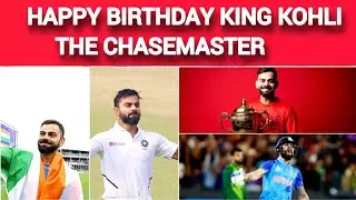 Happy Birthday Chase Master .. Run Machine King Kohli   #viratkohli #runmachine #goat 