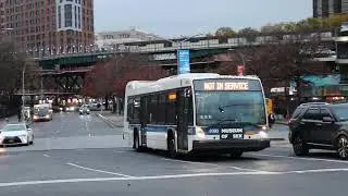 MTA NYCT: 2016 Novabus LFS #8393 deadheading at West Farms Square