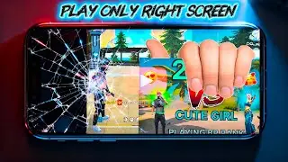 Only Right Screen Gameplay 😂🔥 | Free Fire Hard Challenge