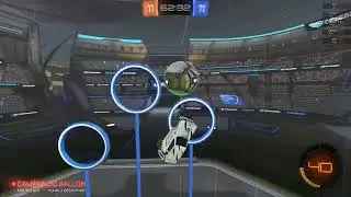 Rocket League workshop quidditch map in training whit my friend mate sniping his setups for aidrible
