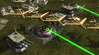Бомбардировка США против 7 боссов США - Command & Conquer Generals Apocalyptic