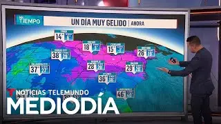 Nueva York recibe la primera nevada de la temporada y miles se ven afectados | Noticias Telemundo