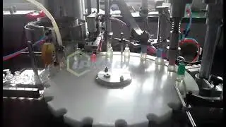 Automatic eye drop filling plugging capping machine