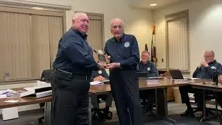 Lower Pottsgrove Honors Lew Babel 33 years as fire Marshall