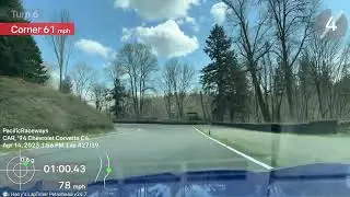 1:35 lap at Pacific Raceways with Puget Sound BMW CCA