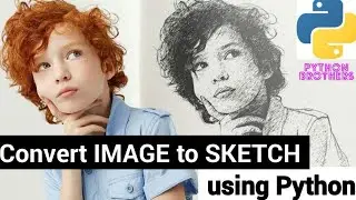 How to convert an image into Sketch using Python . . .