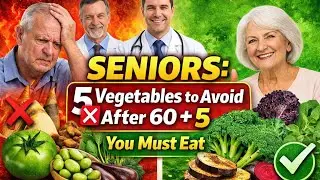 SENIORS: 5 Vegetables to Avoid After 60 + 5 You Must Eat