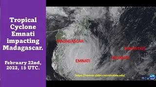 Tropical Cyclone Emnati impacting Madagascar