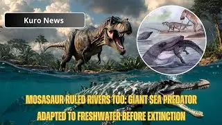Mosasaur Ruled Rivers Too: Giant Sea Predator Adapted to Freshwater Before Extinction