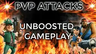 Boom Beach -PVP Map Clear Unboosted Gameplay With Smokey Zooka