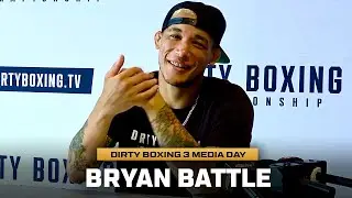 BRYAN BATTLE Talks UFC Release & Weight Miss, Signs With Dirty Boxing | DBX 3