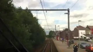 Trajet Binche -La Louvière sud
