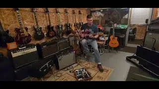 Testing my friend Tj's stratocaster after a total gut job ! John surh pups ! MOJO tone . enjoy