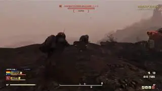 Fallout 76 Sneaky 3 star Legendary Glowing Mole Miner kill