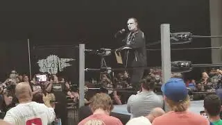 Sting Accepts Award From the 200 Club of Ocean County at Stand Alone Wrestling