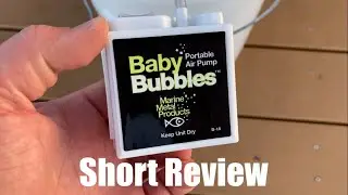 Портативный воздушный насос Baby Bubbles от Marine Metal Products (краткий обзор)